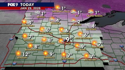 MN weather: Staying cold and bright Thursday