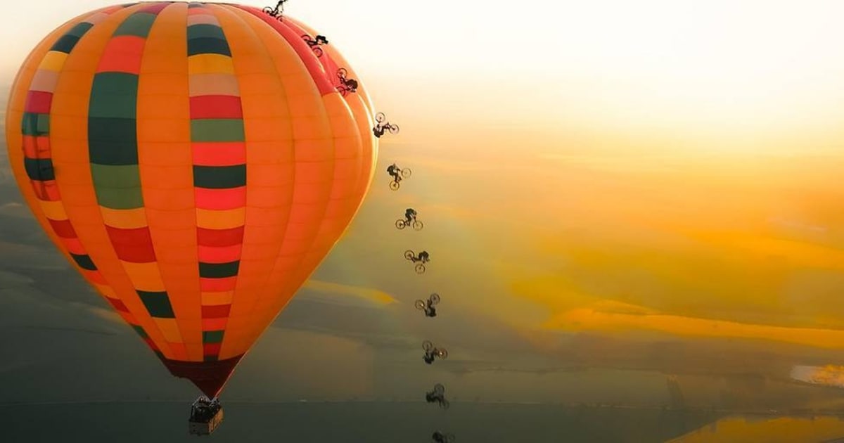 Extremsport - Irre! Elias Schwärzler sprang von Heißluftballon