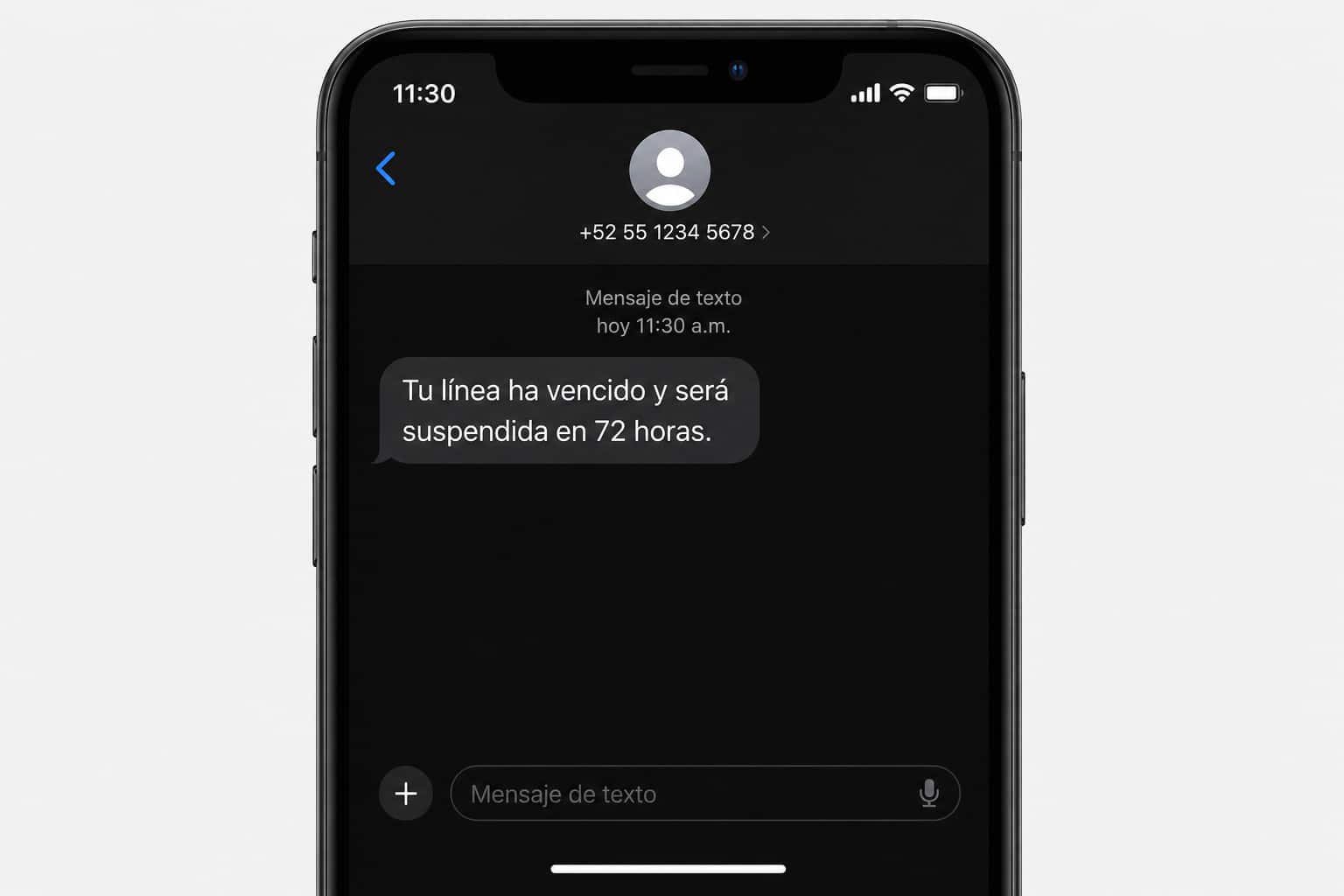 ¿Recibiste el mensaje “tu línea ha vencido y será suspendida en 72 horas”? Esto significa