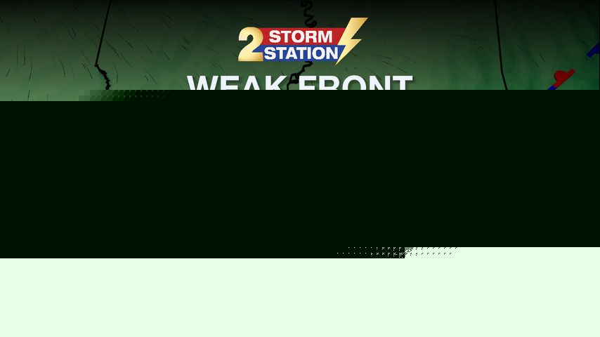 Friday PM Forecast: weak front moves through Capital Area this weekend