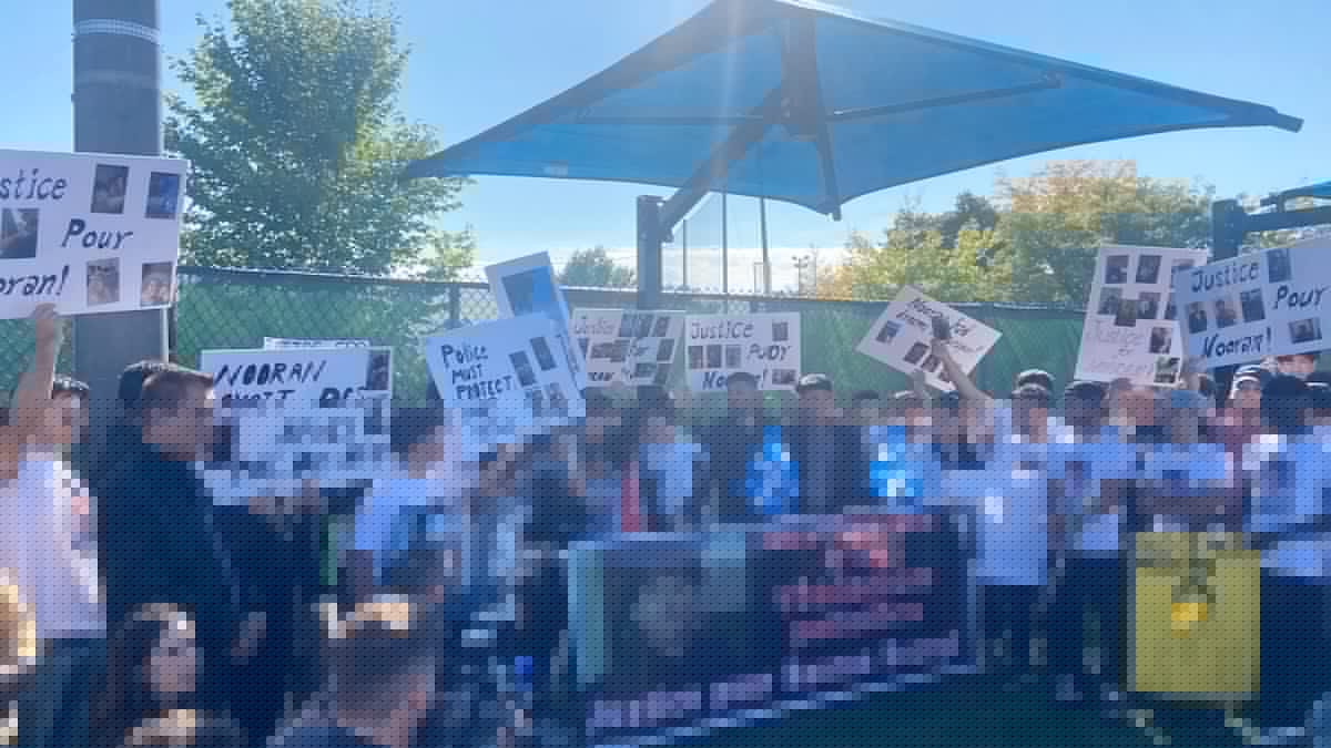 Ado de 15 ans abattu à Longueuil: des centaines de personnes marchent en mémoire de Nooran Rezayi