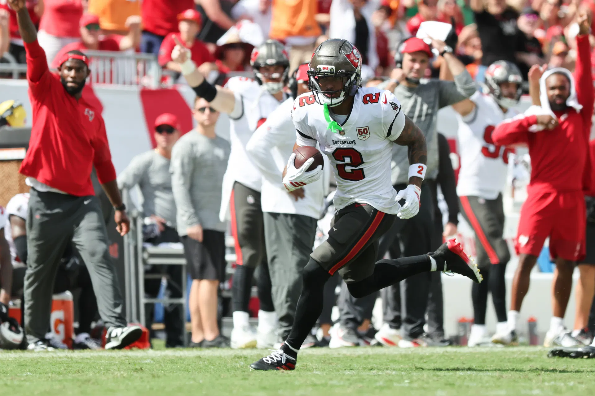 “If it isn’t called, it’s not a flag”: Bucs rookie Emeka Egbuka gets brutally honest about 'grabby' DBs like Eagles