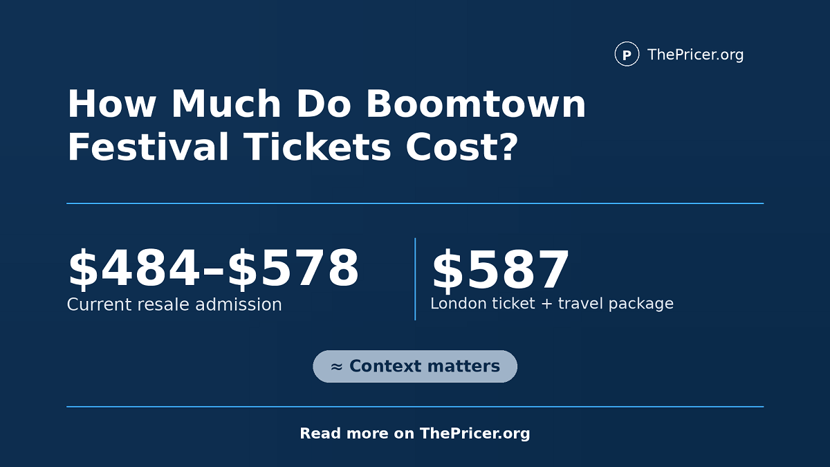 How Much Do Boomtown Festival Tickets Cost?