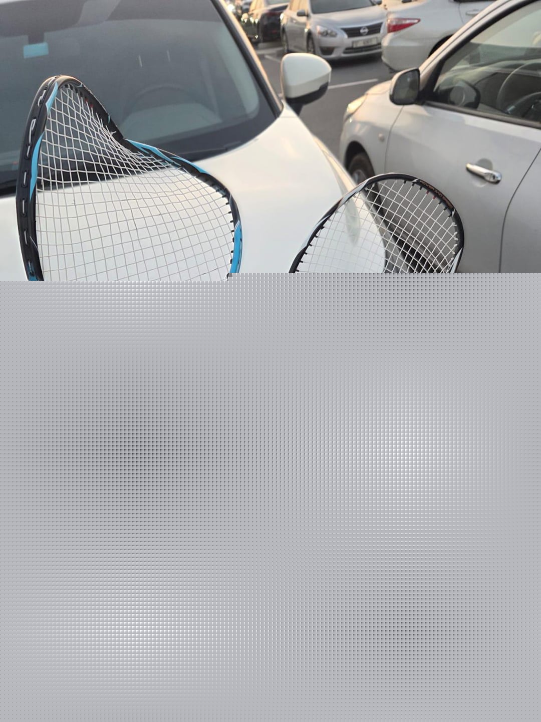 Mildly Infuriating - Asked a friend to collect my brand-new badminton rackets