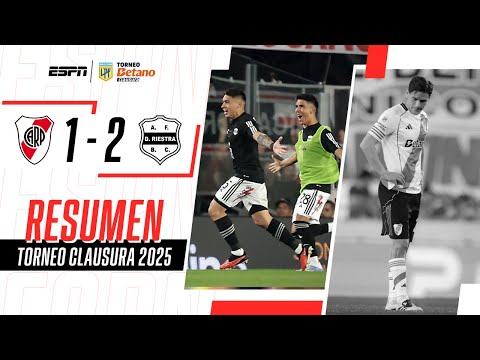 Resumen, video y goles: River vs. Riestra (1-2) en el Monumental