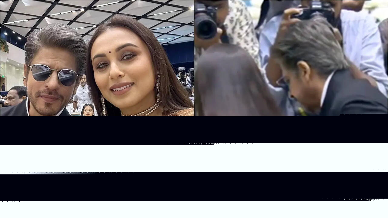 Shah Rukh Khan Helps Rani Mukerji With Saare Pallu At National Film Awards, Fans Scream 'Pure Gentleman' - Watch