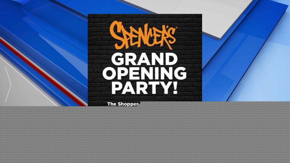 Spencer’s to host grand opening at The Shoppes at River Crossing