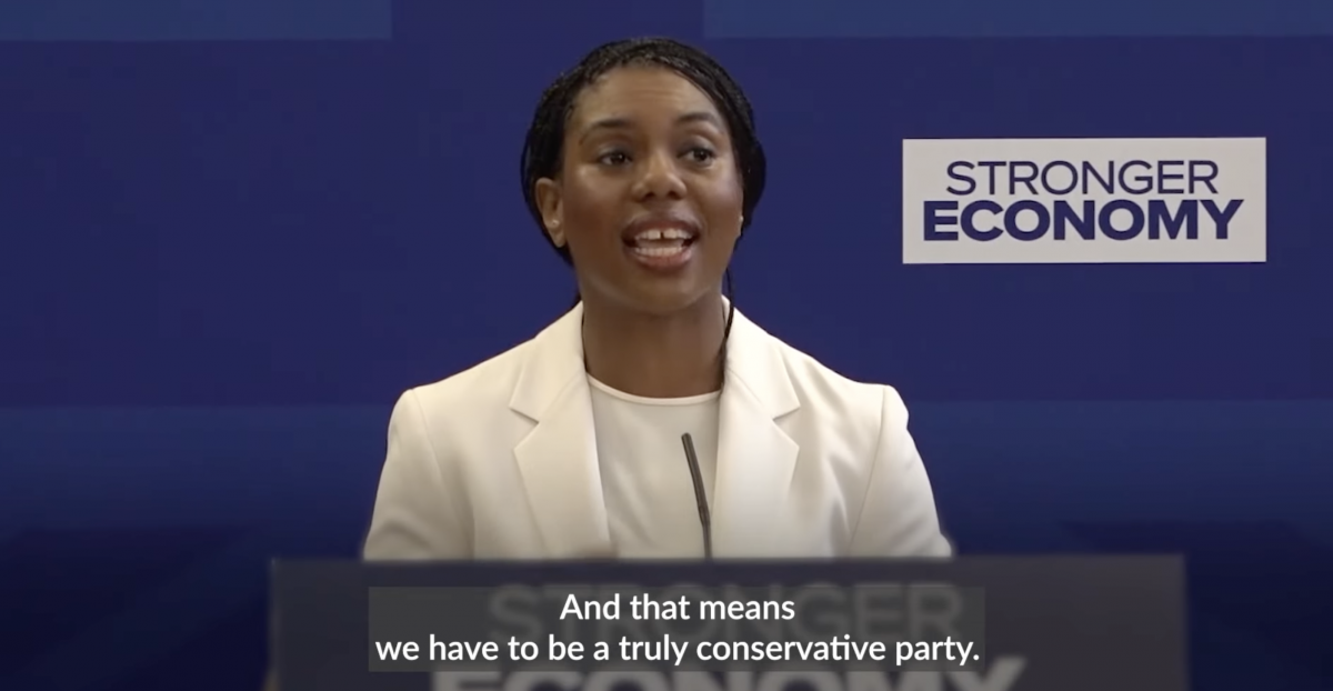 Centrist ideas no longer wanted in Conservative party, Kemi Badenoch says
