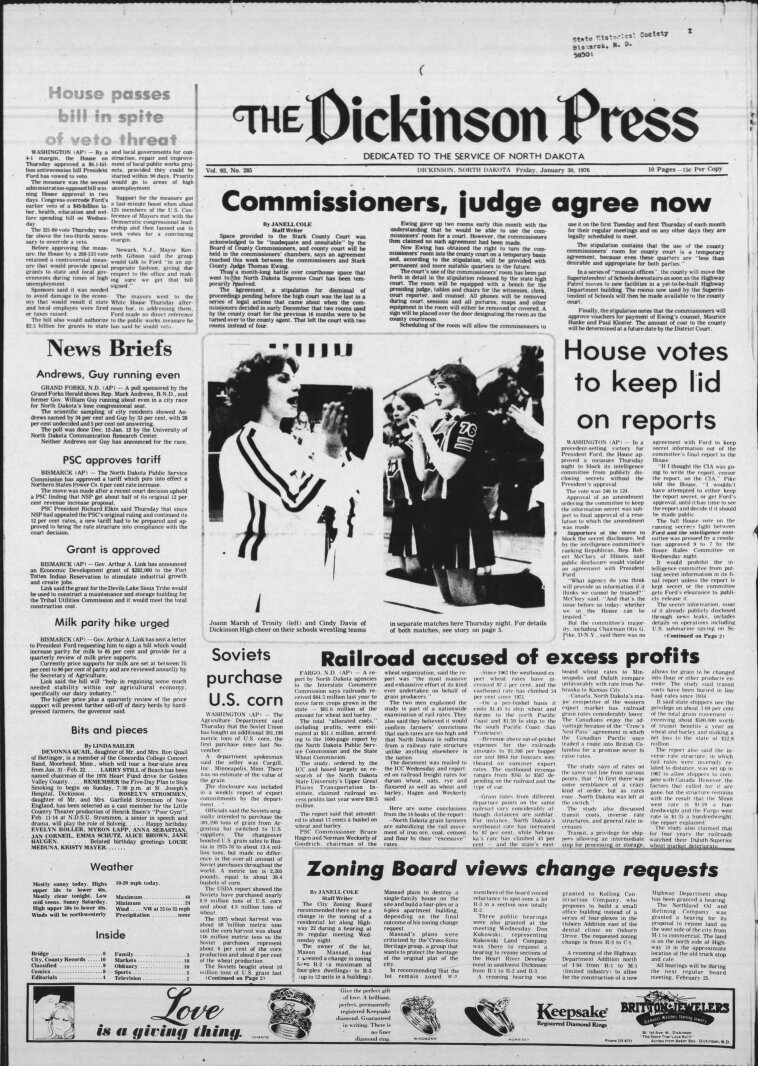 America 250:  50 years ago today - January 30, 1976