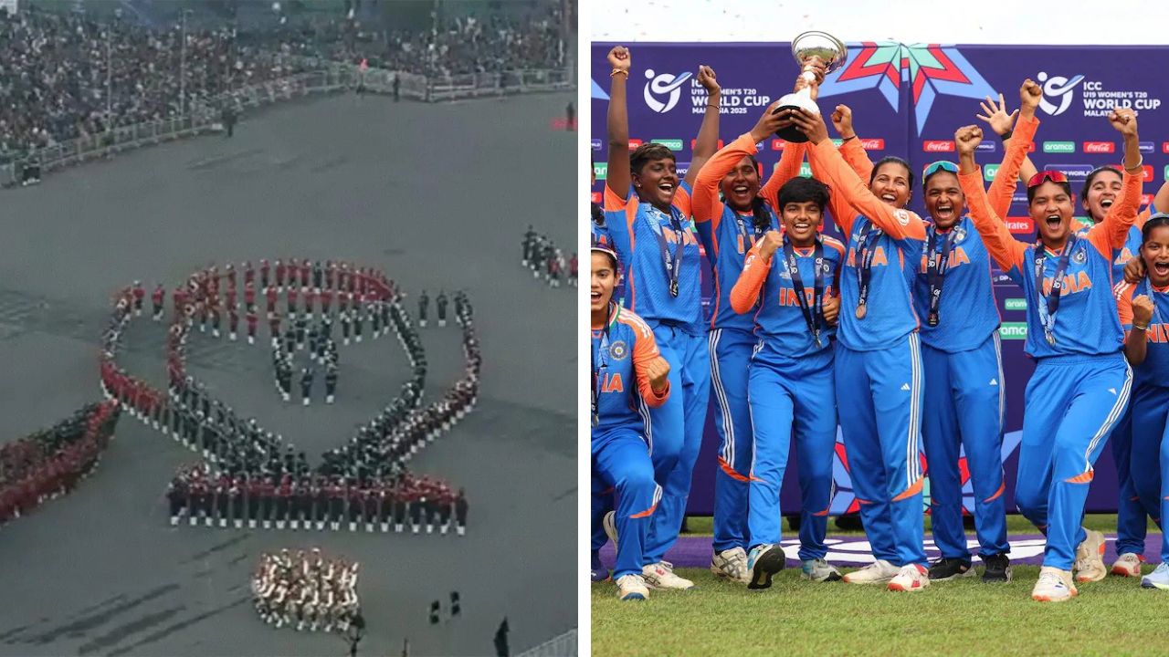 India’s Beating Retreat Ceremony Honors Military and Cricket Triumphs