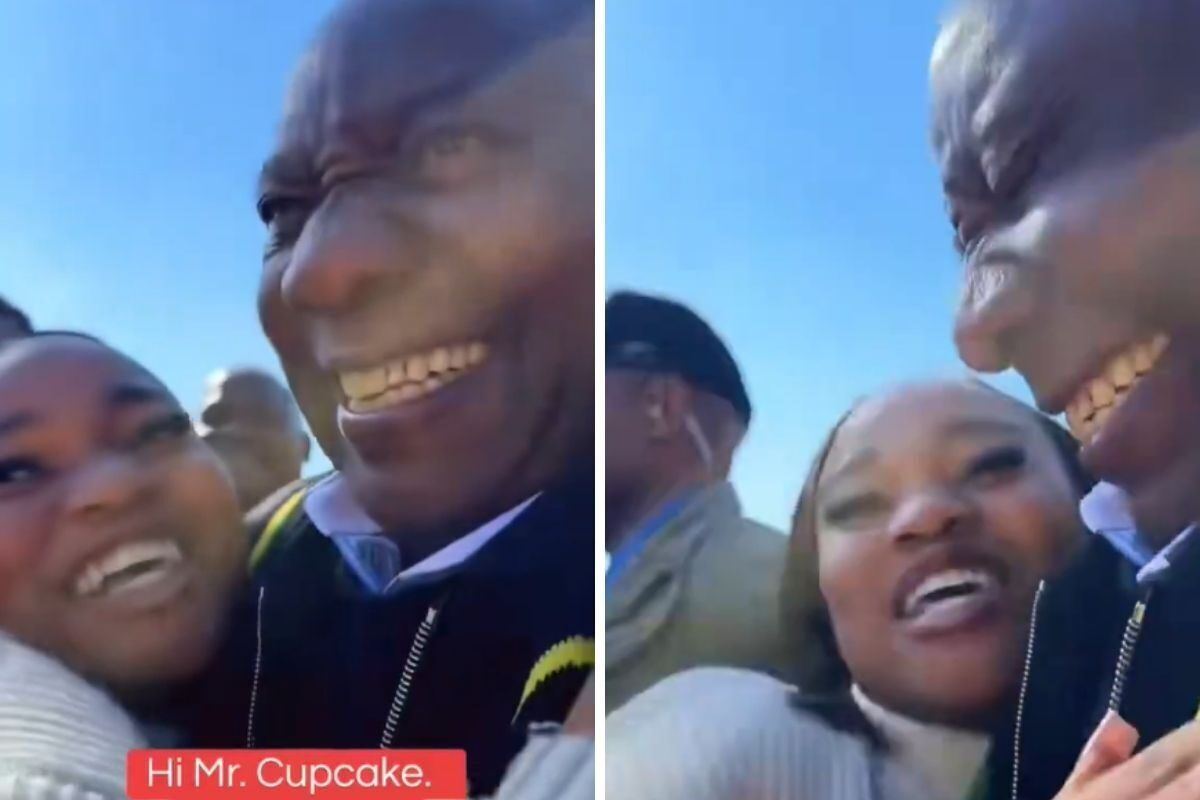 ‘Hi, Mr Cupcake!’: Ramaphosa grins at nickname [video]