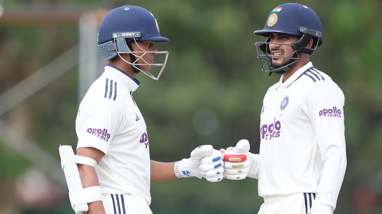 Gill and Jaiswal get in their drills ahead of Sri Lanka Tests