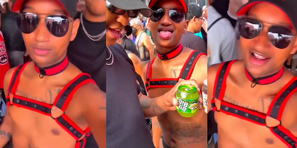 Angeria Paris VanMicheals finally made it to Folsom Street Fair & looked damn good doing it