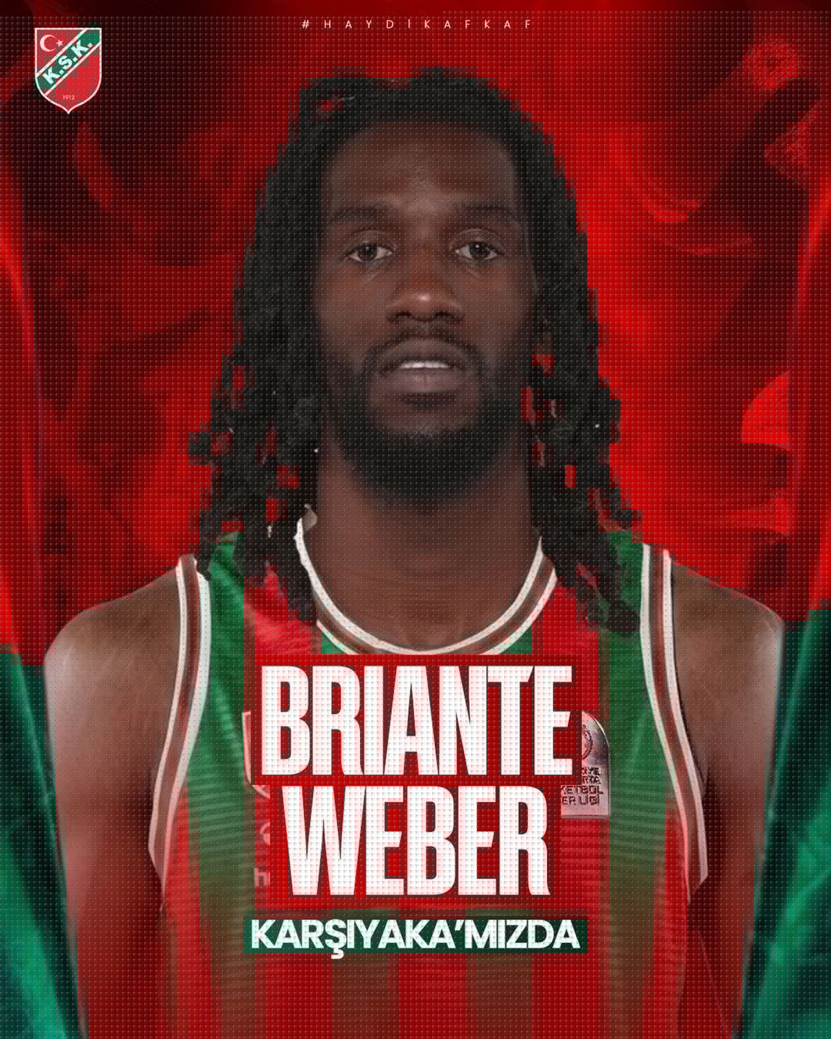 Karşıyaka, NBA patentli Briante Weber'i kadrosuna kattı