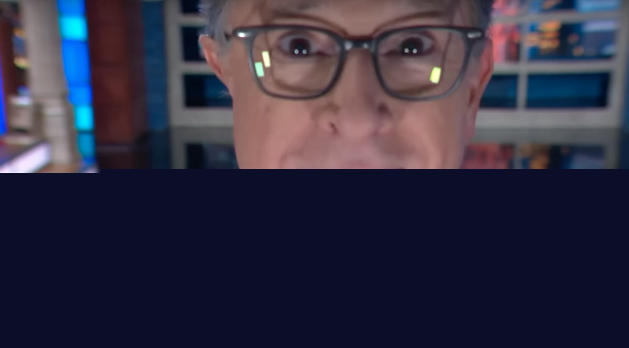 Stephen Colbert Begs Viewers to Grasp Wildest Part of Trump’s AI ‘Medbed’ Gaffe