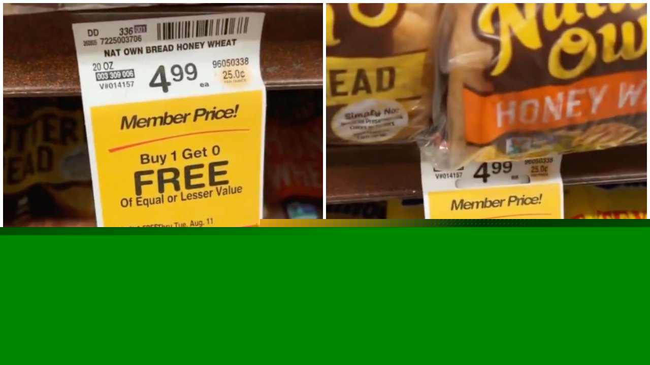 Grocery Store’s Bread Deal Sparks Confusion After Label Reads “Buy 1 Get 0 Free” — Shoppers Ask, ‘Is This Really a Deal?’