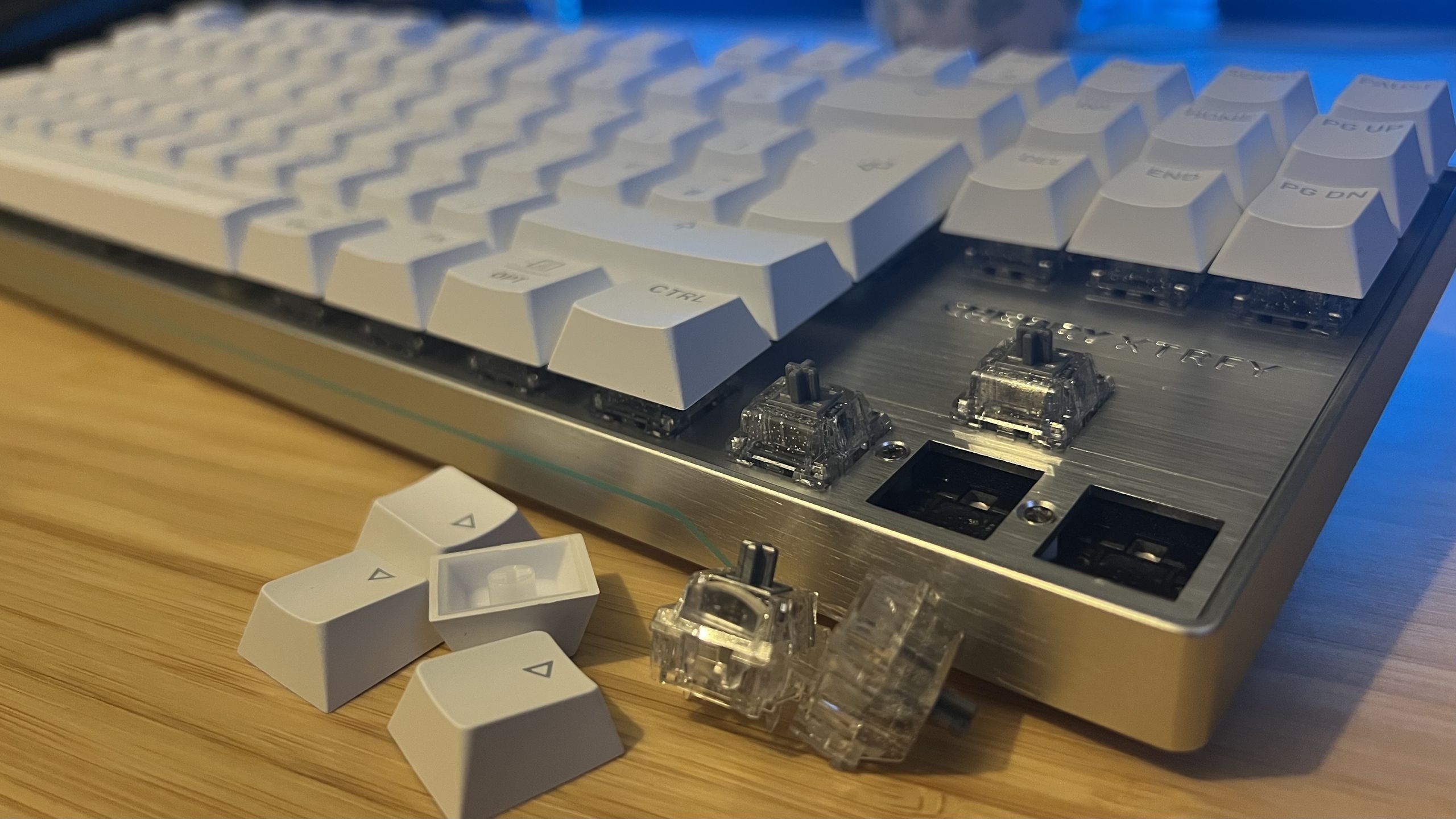Cherry's new XTRFY MX 8.2 Pro gaming keyboard has one nifty trick I haven't seen before, and it's about time