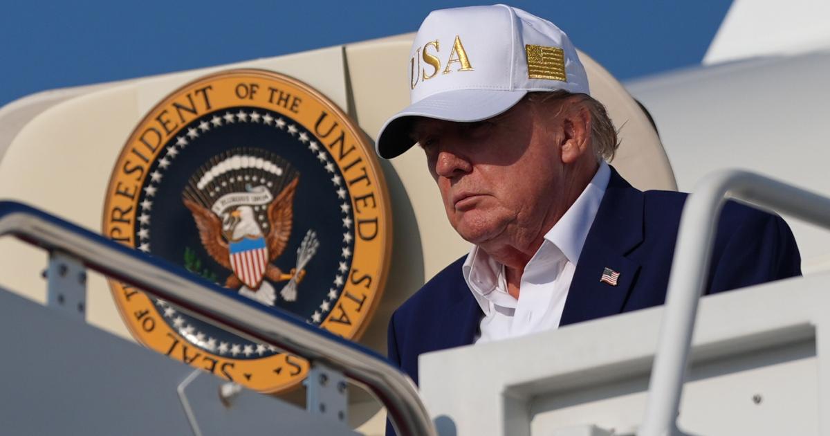 President Trump ‘smuggled into catering truck’ before Suffolk RAF visit