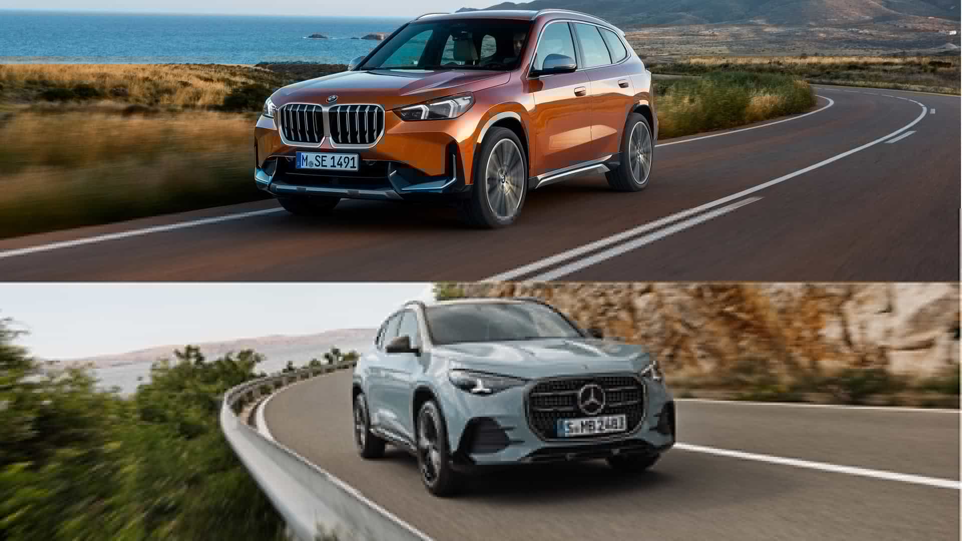 New Mercedes GLA Electric Takes On the BMW iX1: Photo Comparison