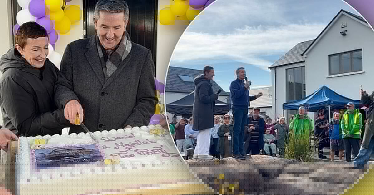 Daniel and Majella sing in the rain as legendary tea party raises over &euro;18,000 for Relay