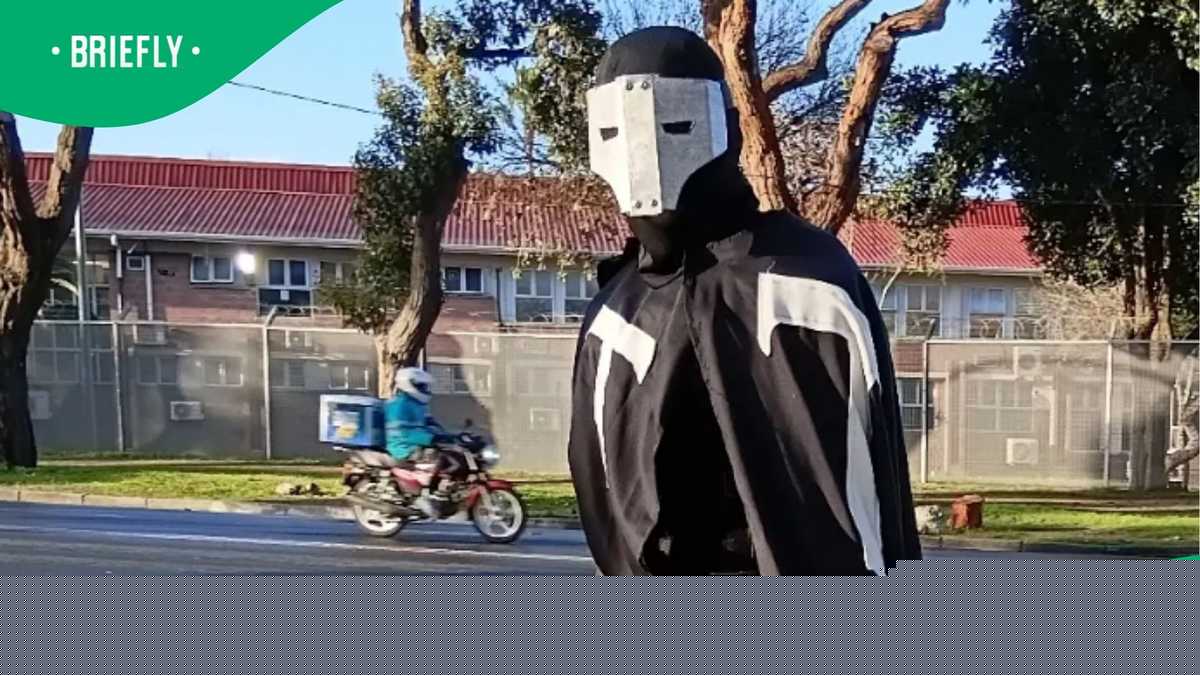 Cape Town’s ‘Templar of the Cape’ dons a superhero costume to fight litter