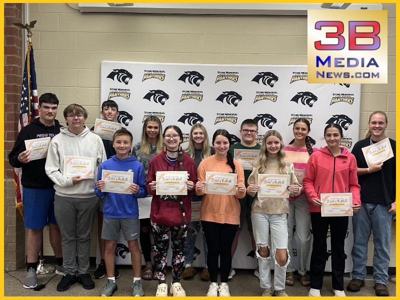 STONE MEMORIAL HIGH SCHOOL SEPTEMBER C.T.E. STUDENTS OF THE MONTH