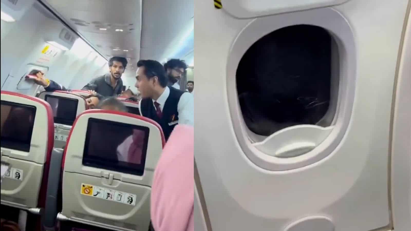 Man arrested for trying to open emergency exit mid-flight