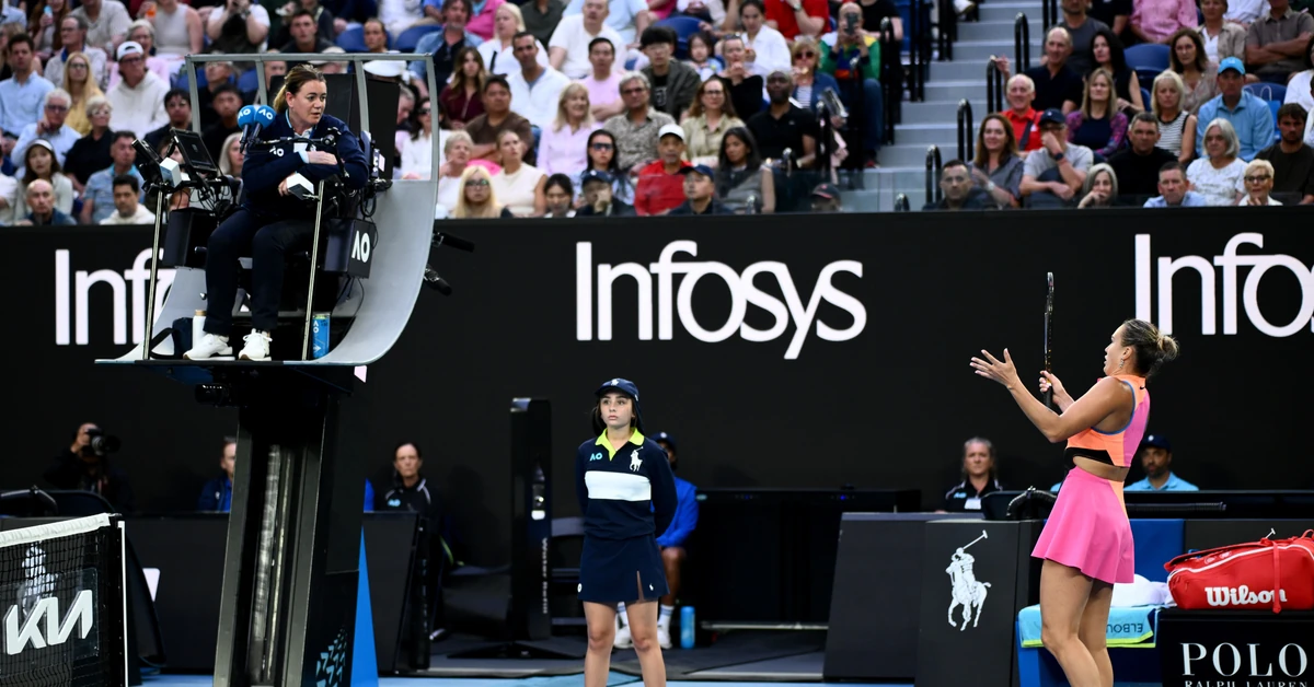 Zaskakująca sytuacja na Australian Open. Sabalenka przegrała punkt, bo jęczała niezgodnie z przepisami