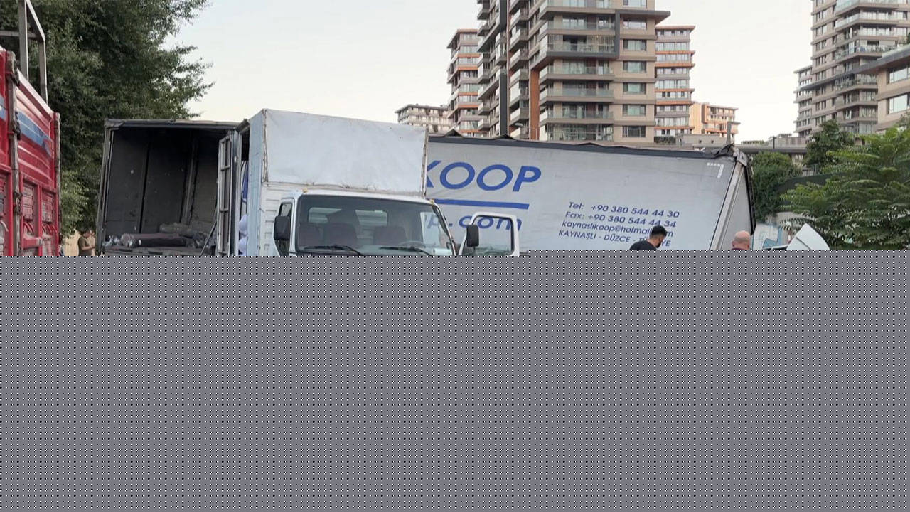 Esenler’de TIR, dere yatağına düştü: 1 yaralı