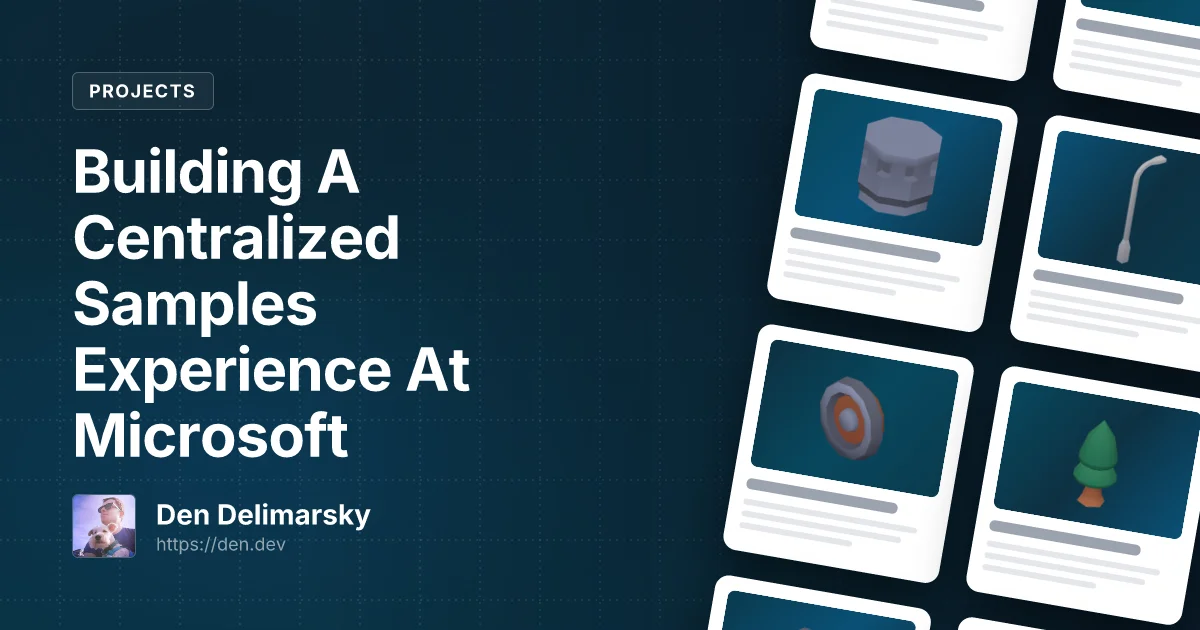 Building A Centralized Samples Experience At Microsoft