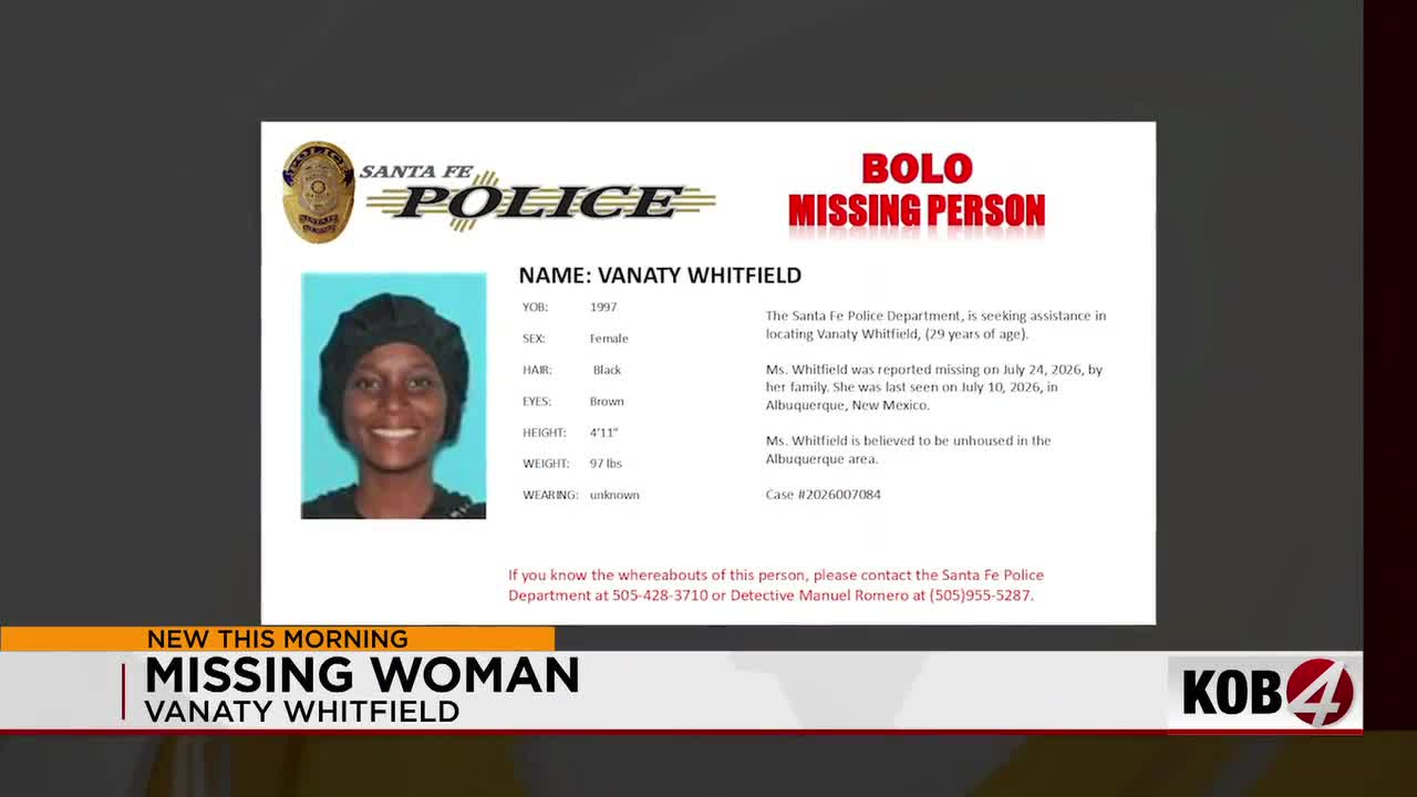 Santa Fe police look for missing 29-year-old woman