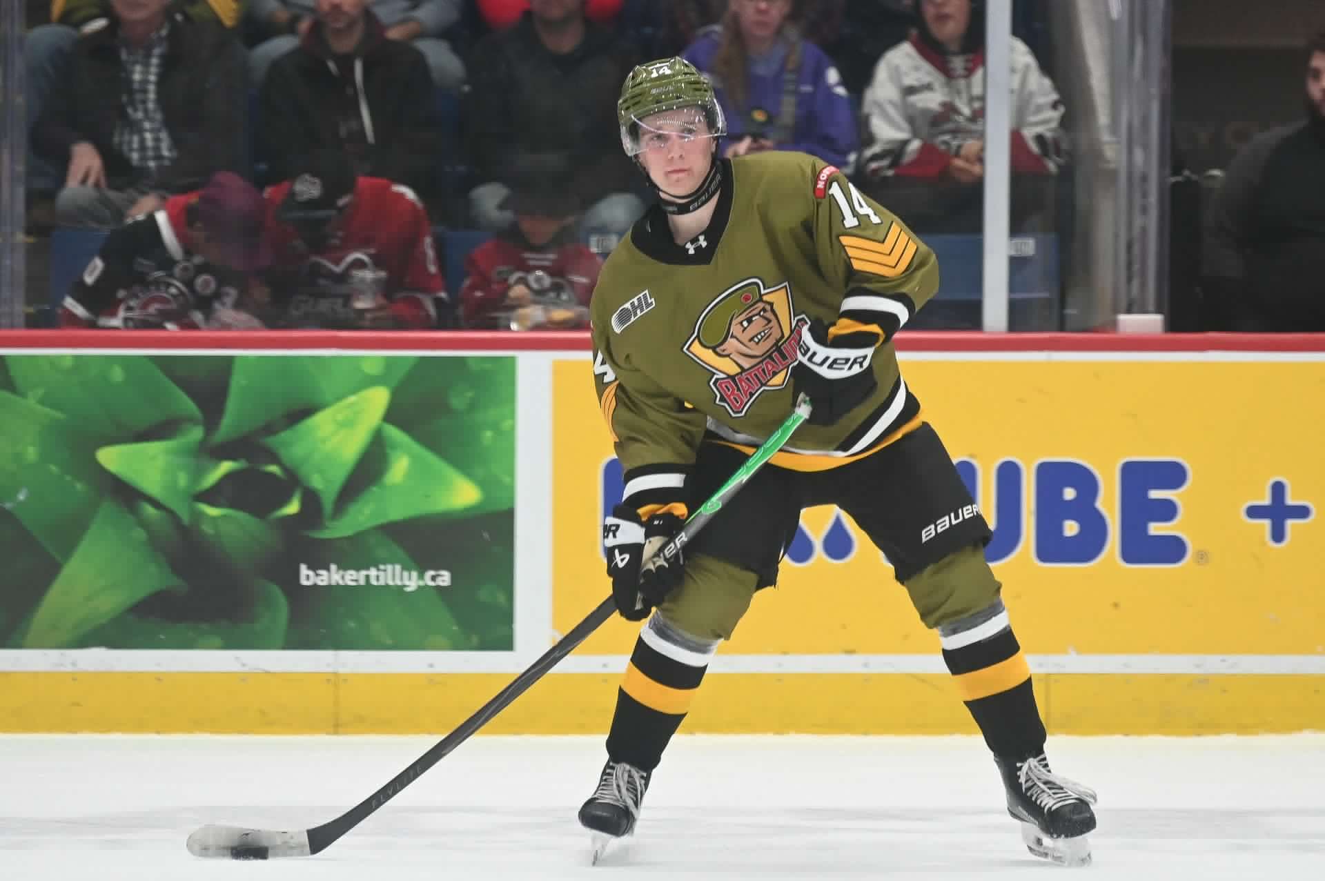 North Bay Battalion's Cam Warren will get his chance on the big stage next week