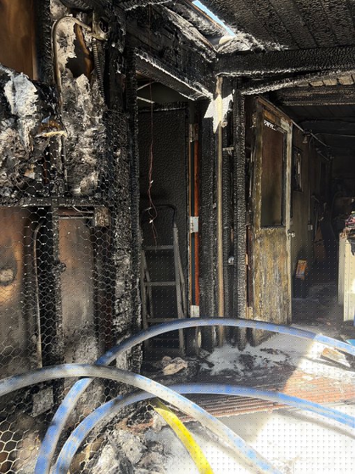 Firefighters Douse Structure Fire in Painted Cave Community