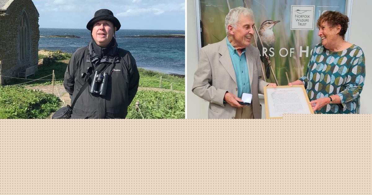 Rare double honour for dedicated Norfolk wildlife heroes
