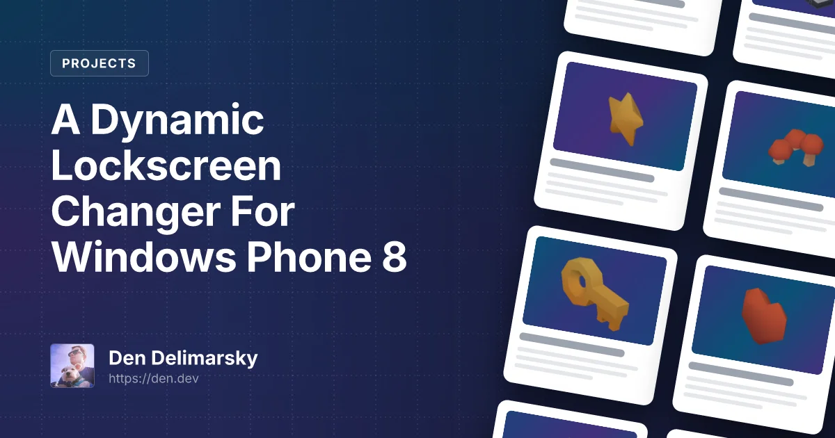 Dynamic Lockscreen Changer For Windows Phone 8, Built With ASP.NET MVC And Azure Mobile Services