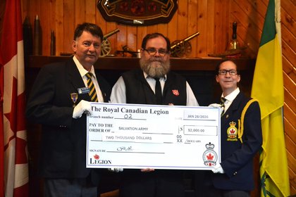 Prince Albert Legion kicks off clothing drive to support Salvation Army