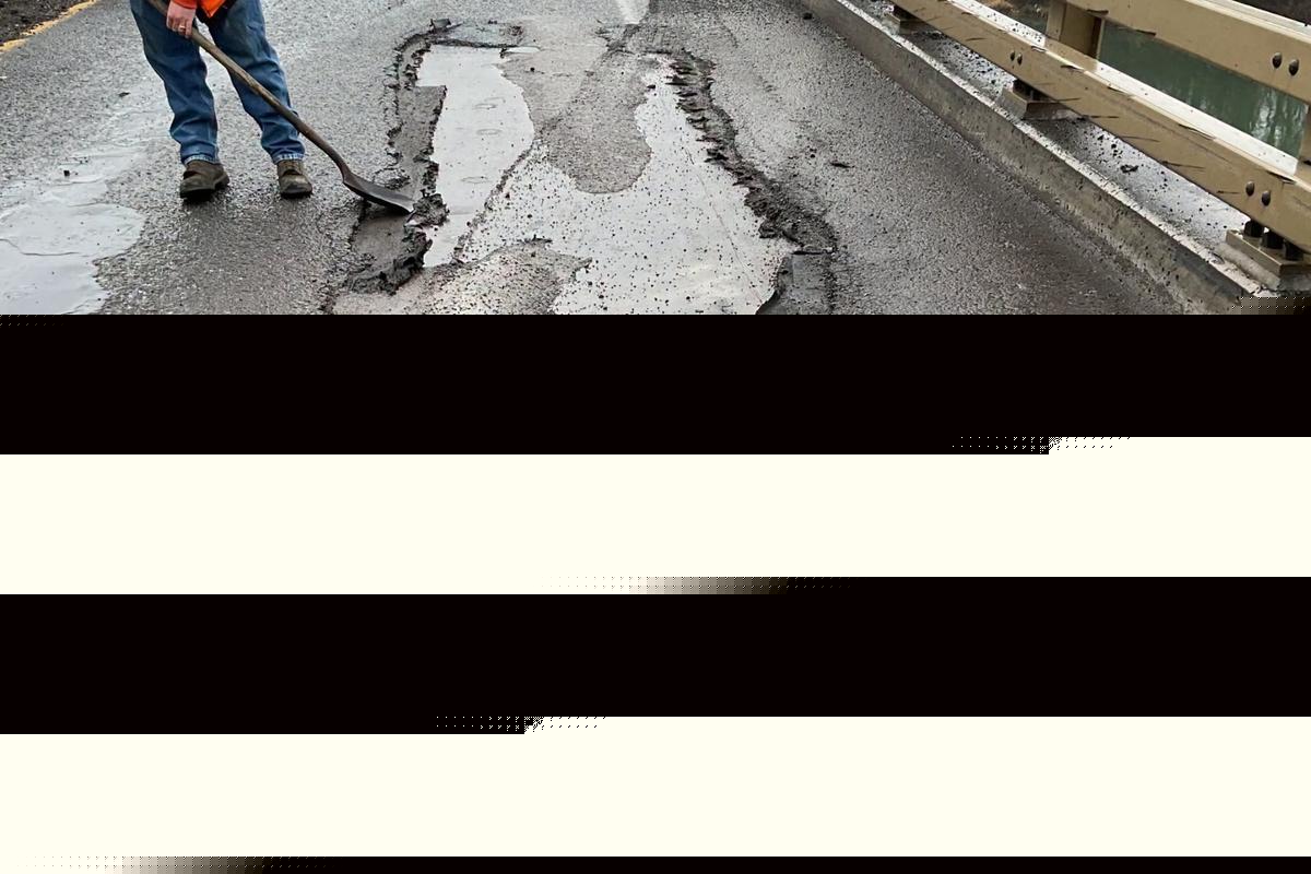 SR 14 Bridge Repaving Replaces Years of Pothole Patches