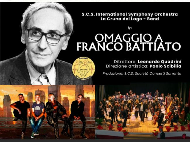 #Cultura #Sant'Agnello - Franco Battiato, la sua musica senza tempo in un grande concerto sinfonico-rock