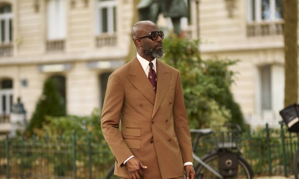 How to Wear a Brown Suit: Mai Atafo’s Paris Look Explains Everything