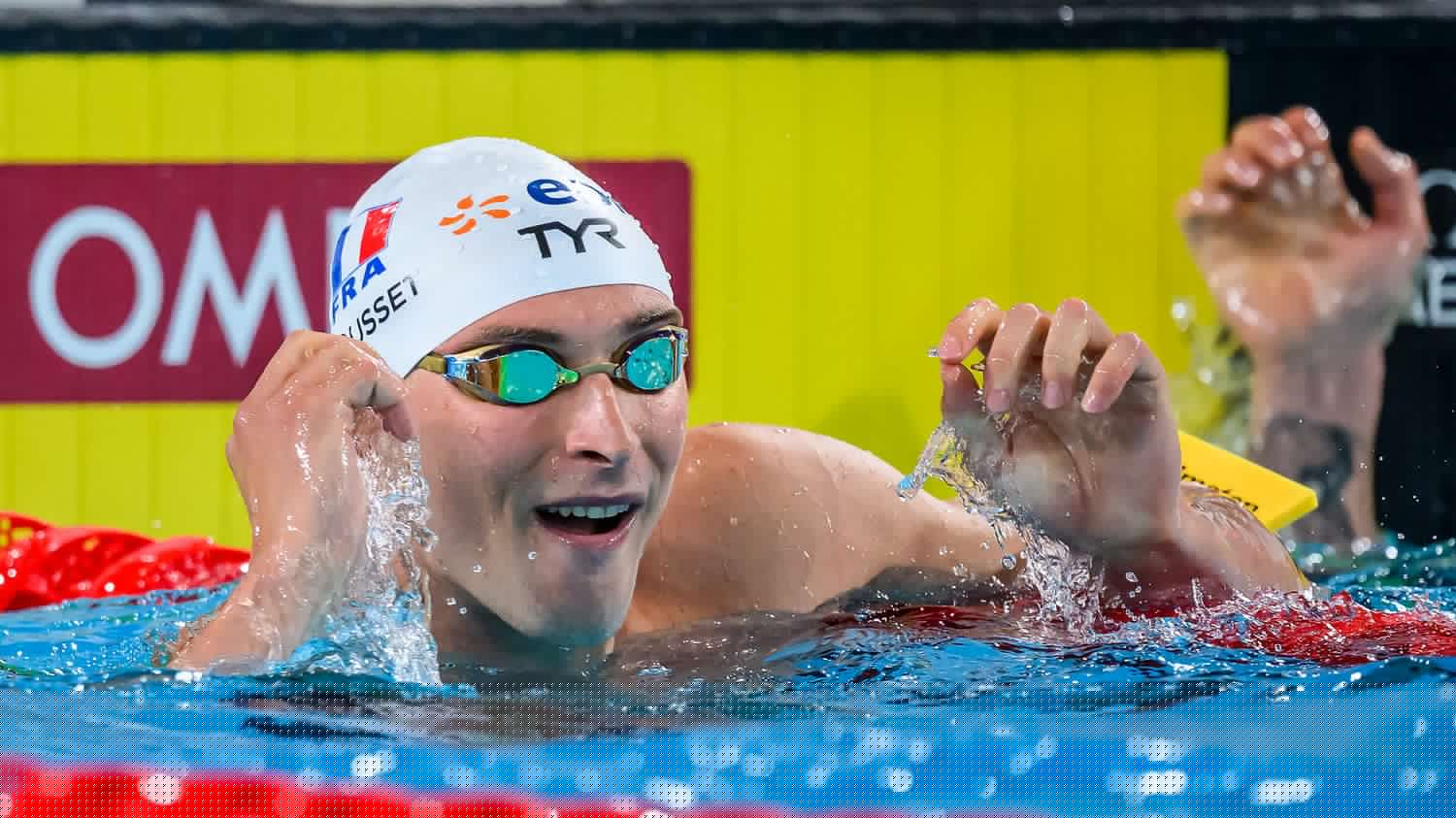 Champion du monde en titre, Maxime Grousset se contente de la médaille d'argent sur 50 m papillon aux championnats d'Europe de natation