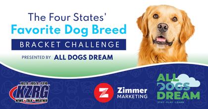 The Four States Favorite Dog Breed Tournament