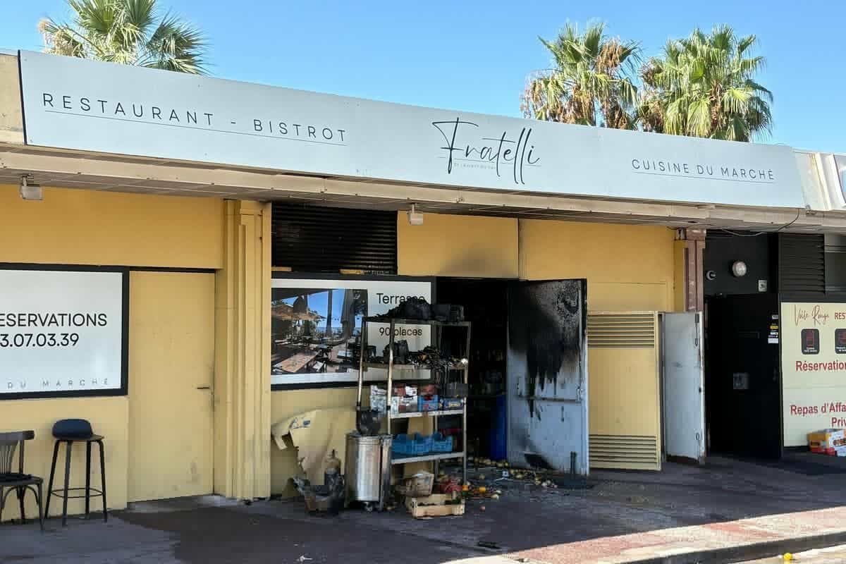 Incendie suspect à Saint-Laurent-du-Var : un restaurant touché par un feu aux Flots-Bleus, la piste criminelle étudiée