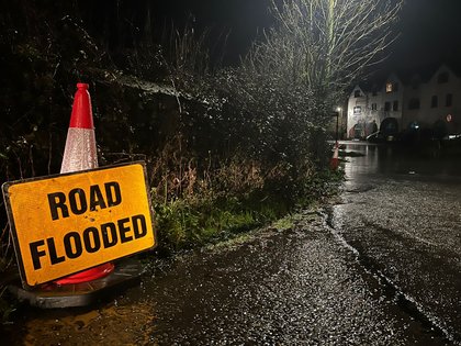 Rivers rising across Carlow and Kilkenny as the rain continues to fall