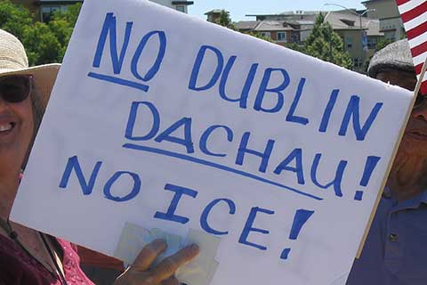 Hundreds Rally to Keep ICE Out of Dublin