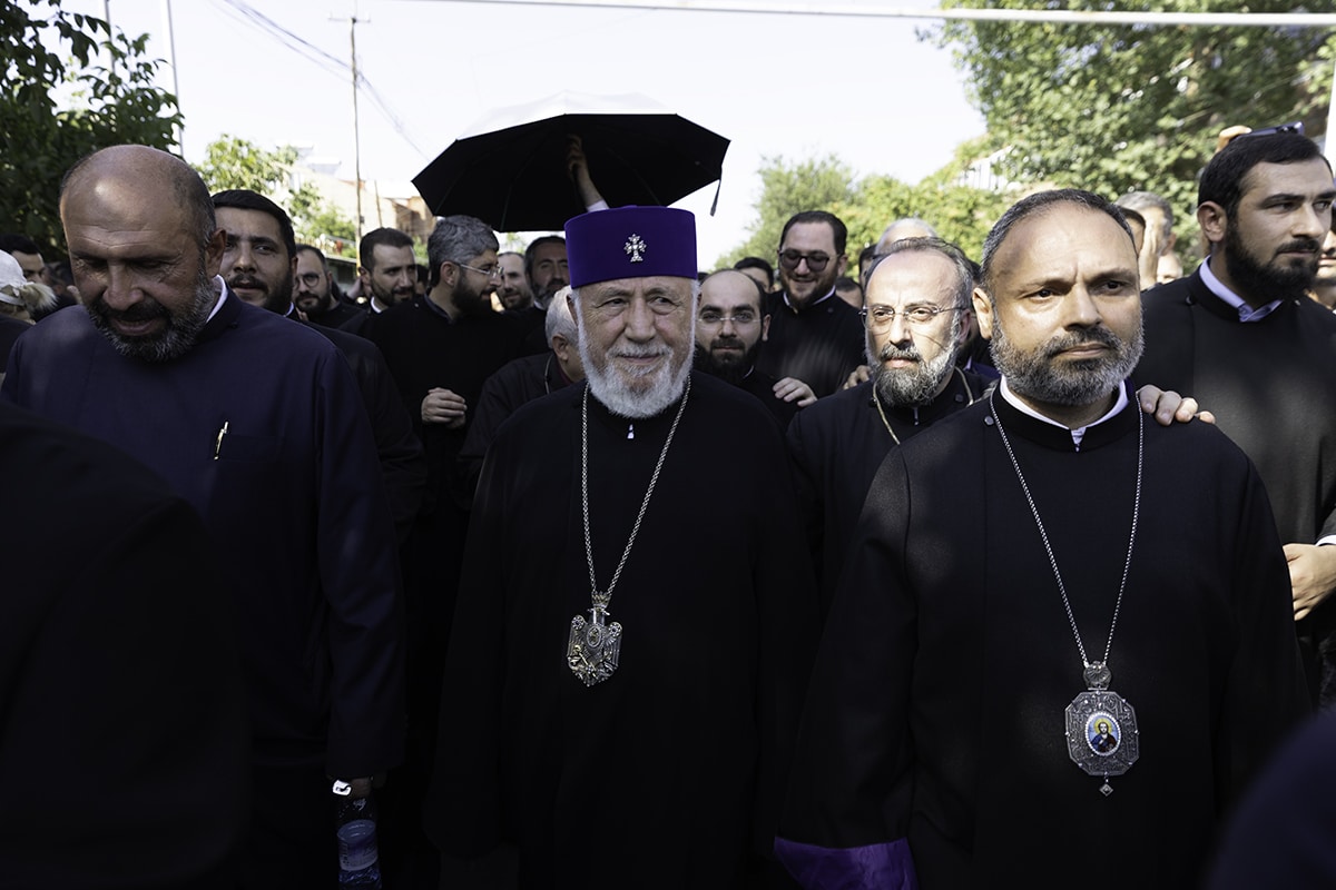 Message de sa Sainteté Karékine II, Catholicos de tous les Arméniens aux fidèles rassemblés dans la cathédrale