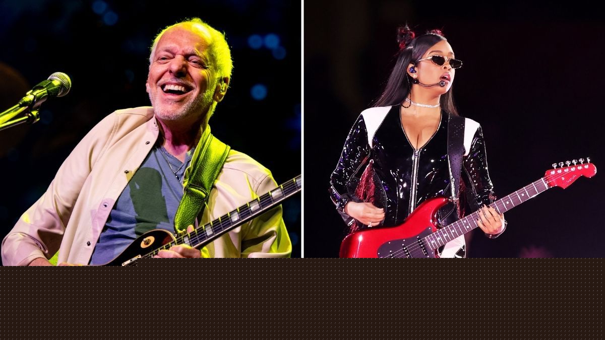 Peter Frampton met one of his favorite new guitar players at George Lucas’s birthday party: “It was weird looking out and seeing Harrison Ford and Steven Spielberg looking back at us”