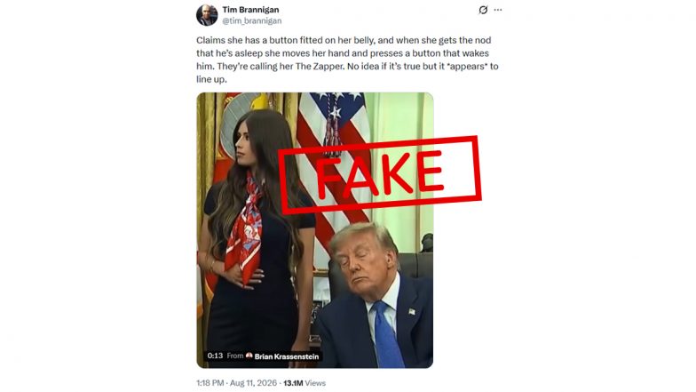 Does Jayme Franklin Have a Button Fitted on Her Stomach To Wake Donald Trump? She Debunks Conspiracy Theory