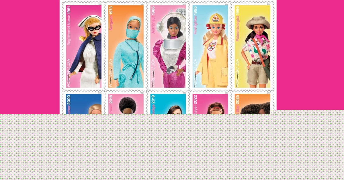 US Postal Service unveils new series of 10 Barbie Doll stamps