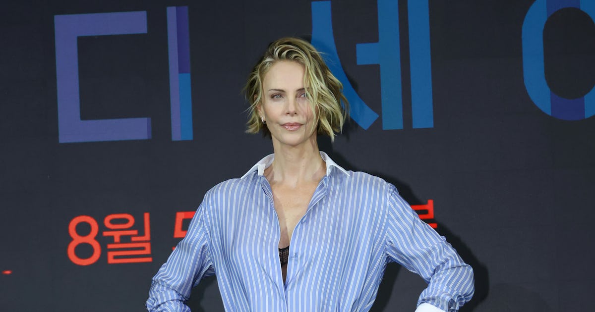 Charlize Theron's Plastic See-Through Skirt Pushes the Limits of Sheer