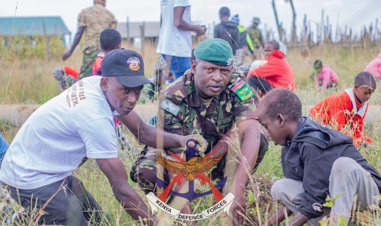 KDF TROOPS UNDERTAKE TREE PLANTING AND COMMUNITY OUTREACH IN SAMBURU